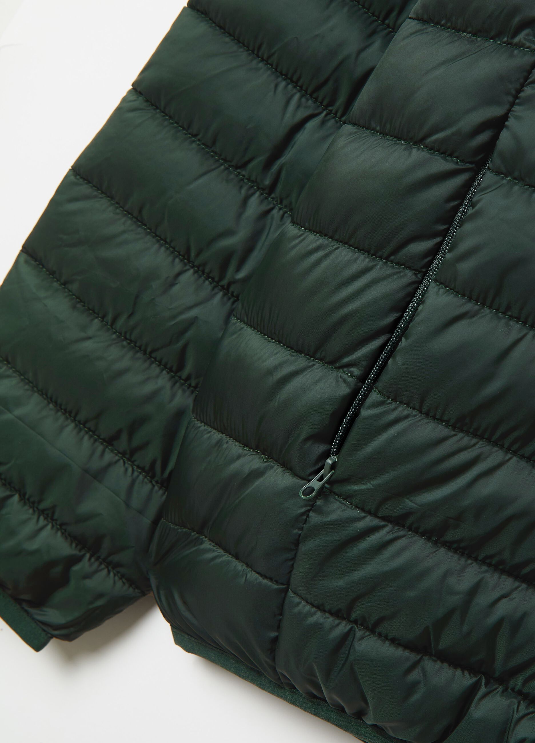 Ultralight full-zip down jacket