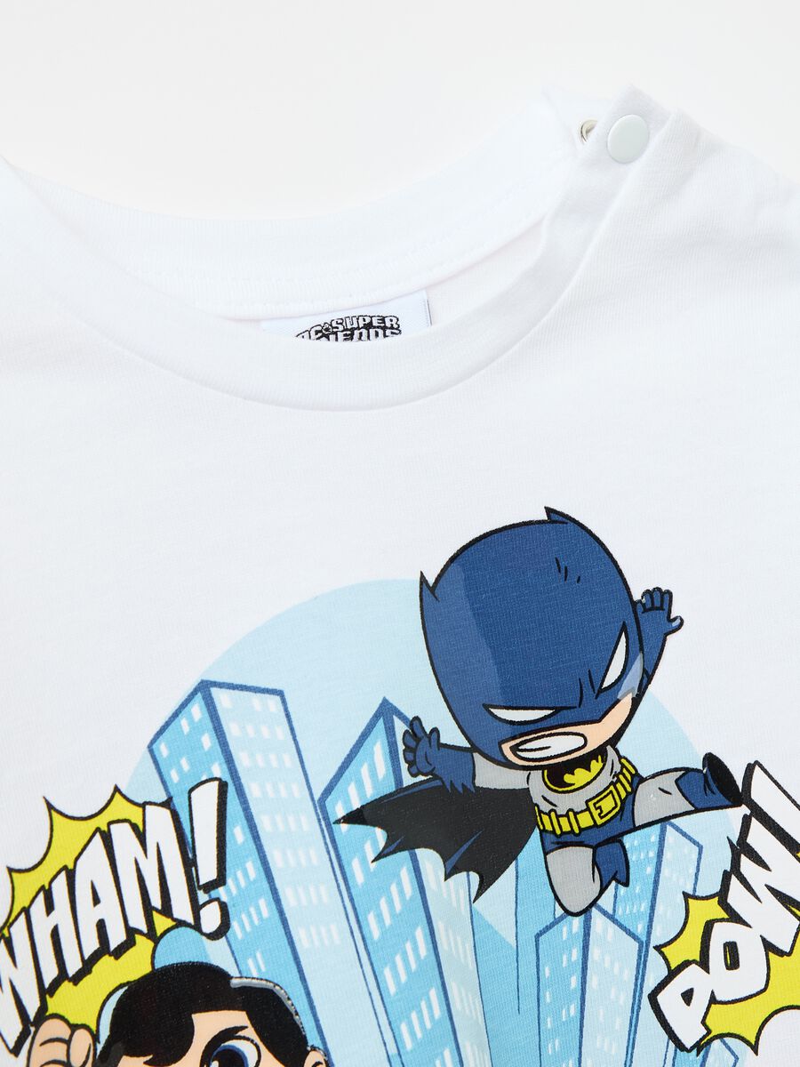 Cotton T-shirt with Super Friends print_3