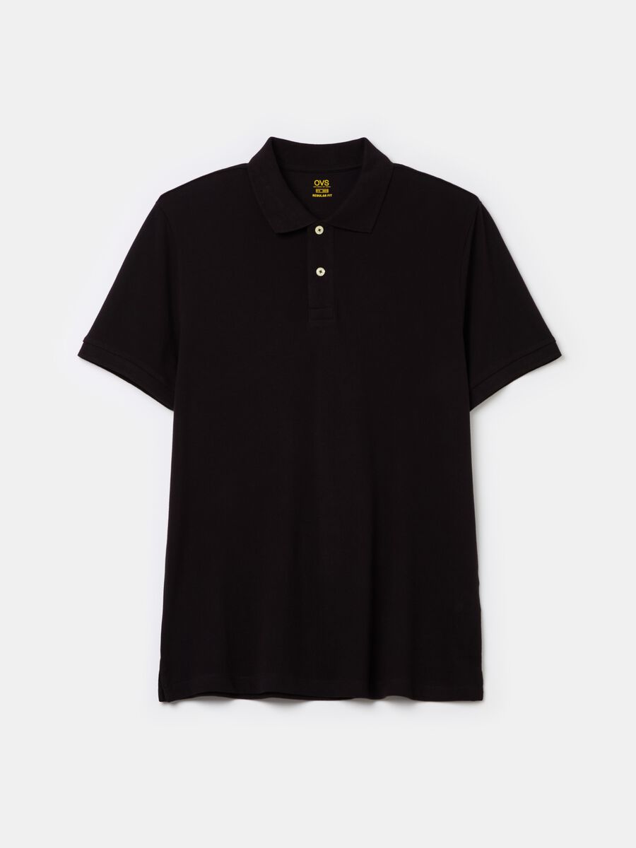 Cotton pique polo shirt_4