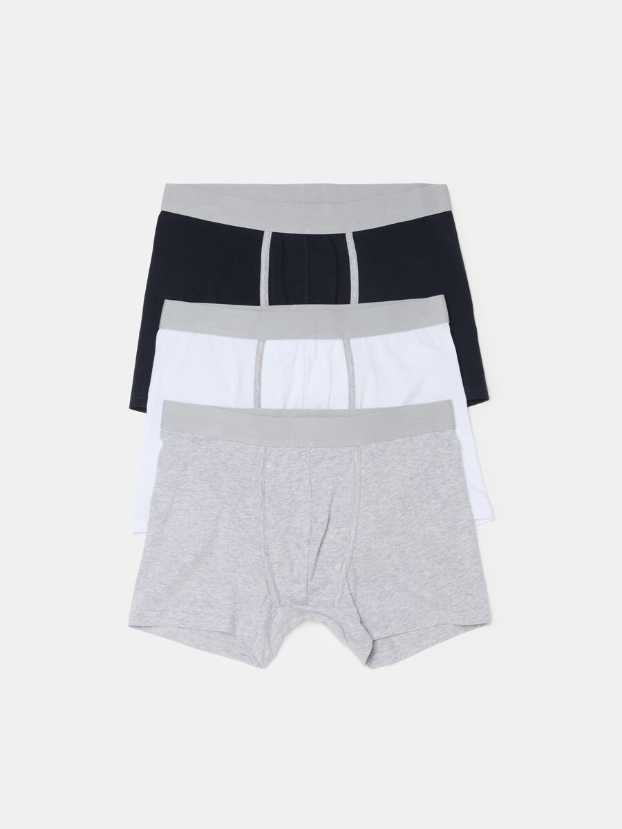 Three-pack midi boxer shorts with external elastic_5