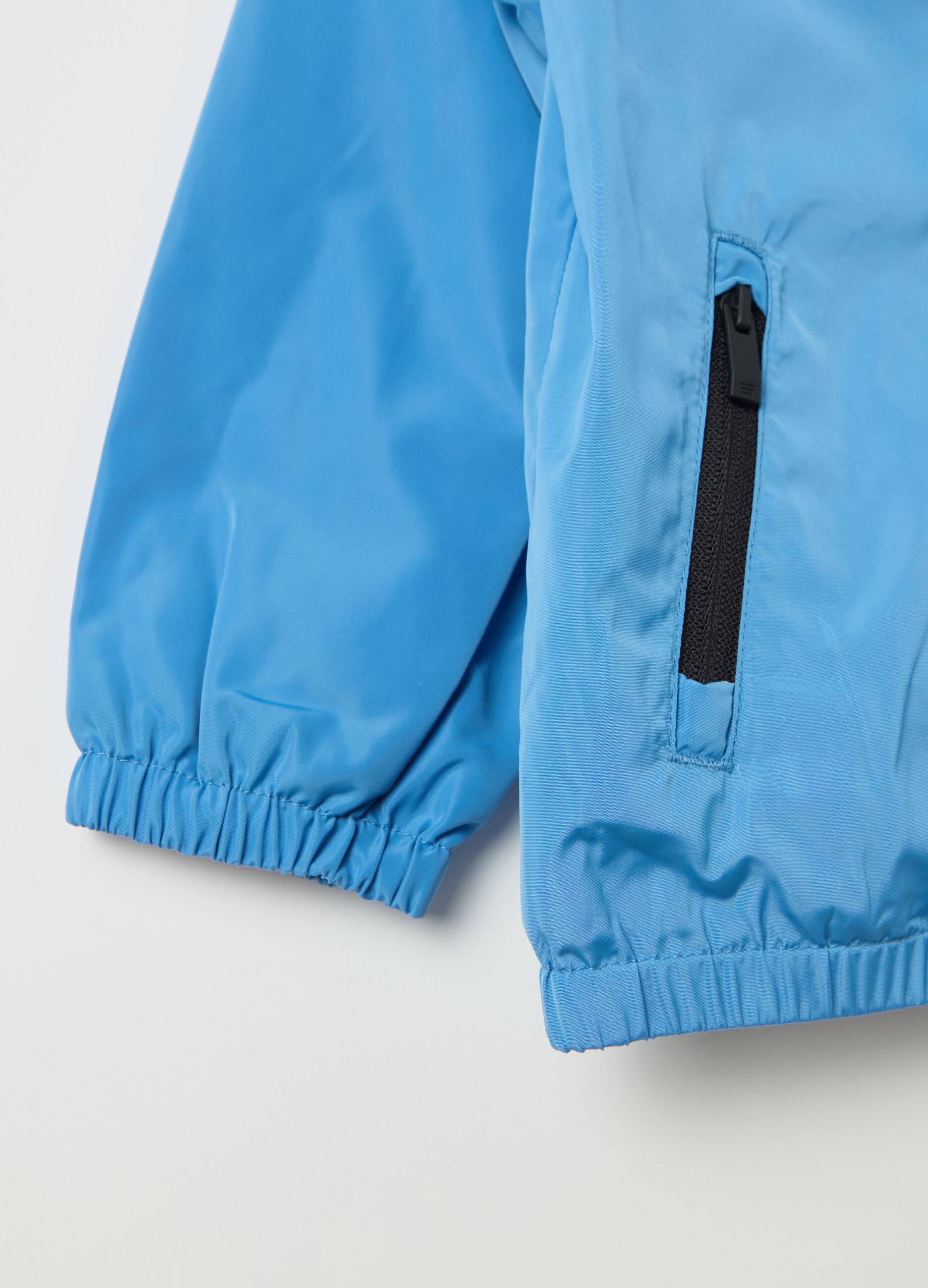 Waterproof jacket with hood