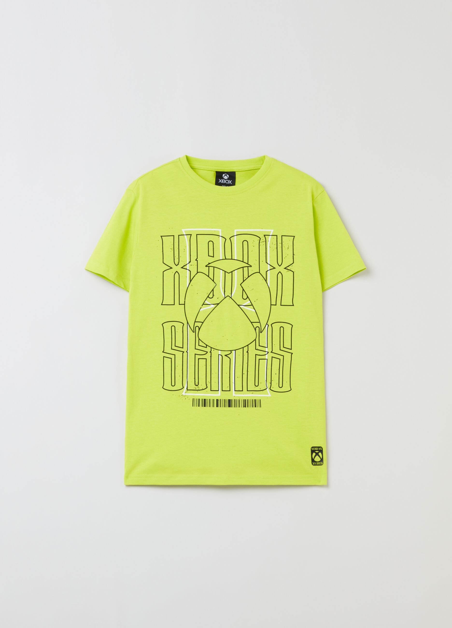 Cotton T-shirt with X-Box Series print