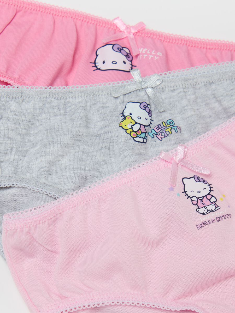 Set cinque slip in cotone bio stampa Hello Kitty_3