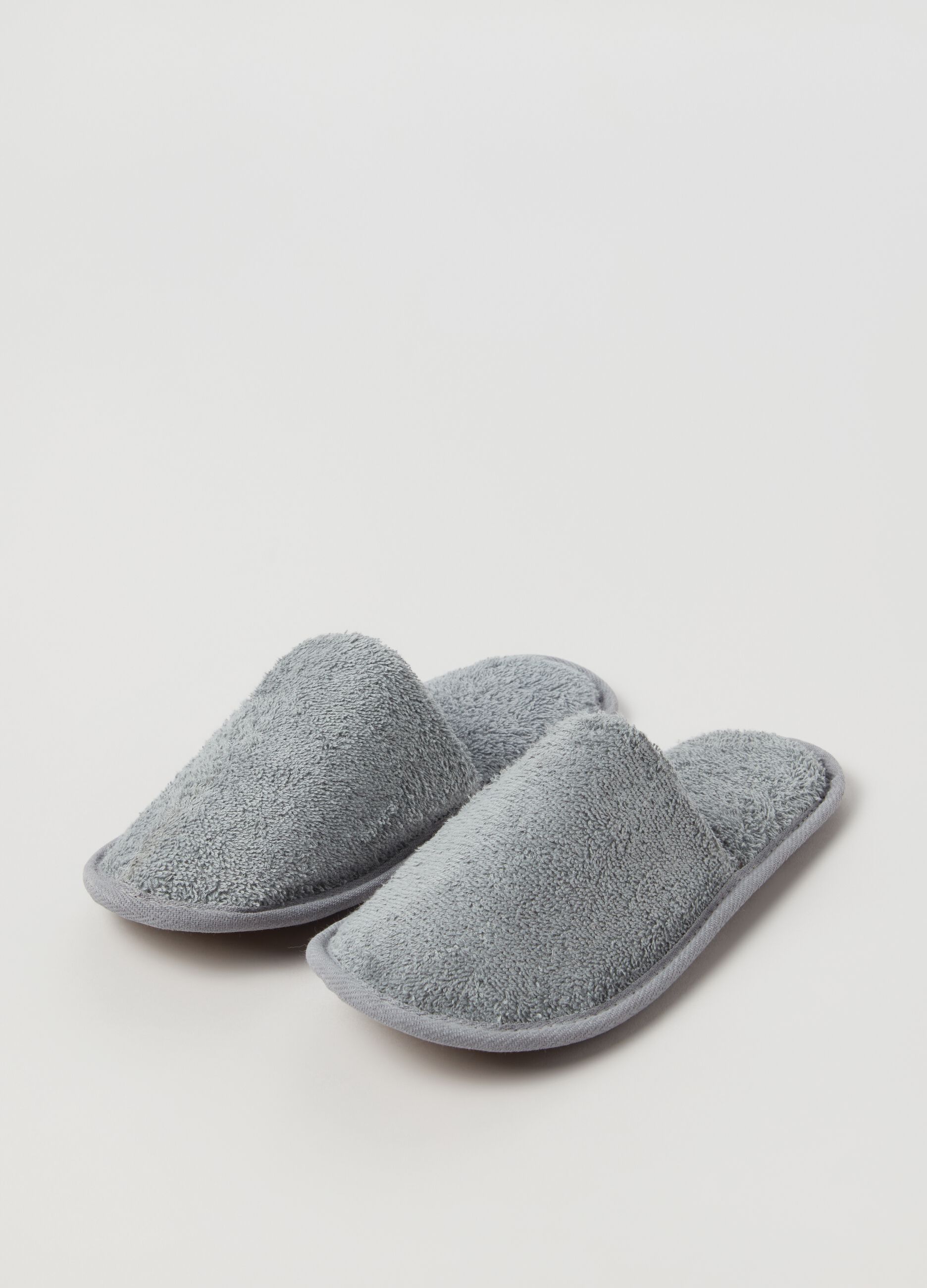 Slippers 41/43 tinta unita grigio