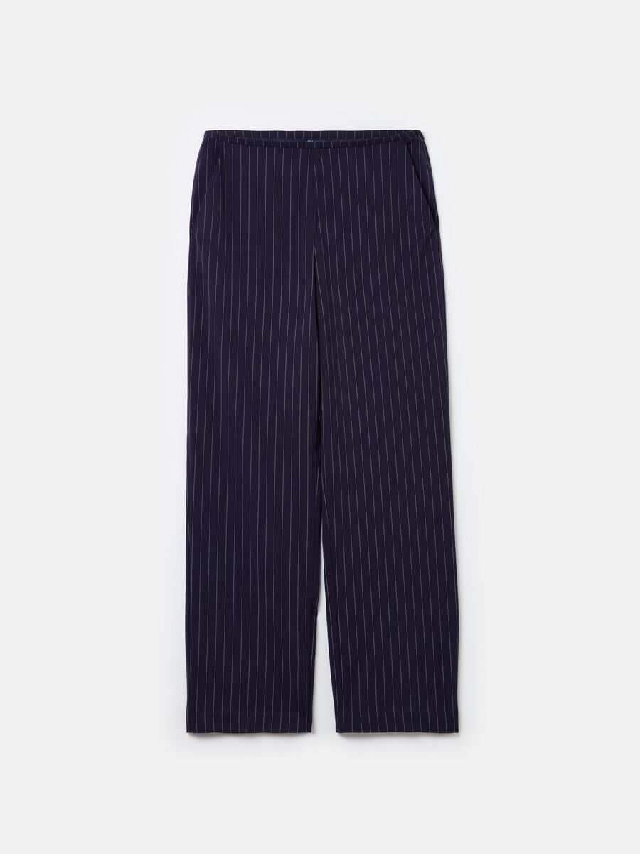 Straight-fit stretch trousers_0