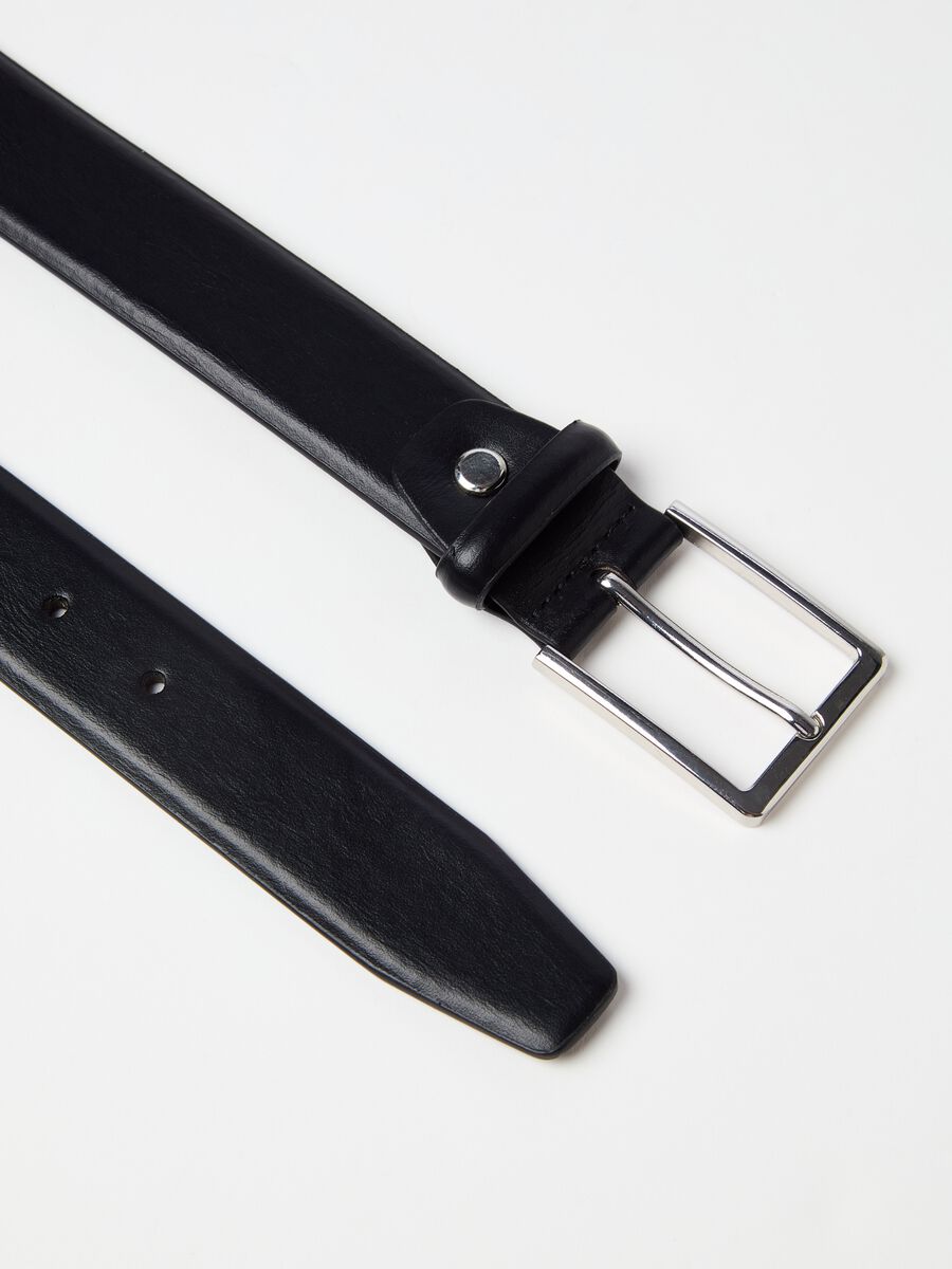 Solid colour belt with square buckle_2