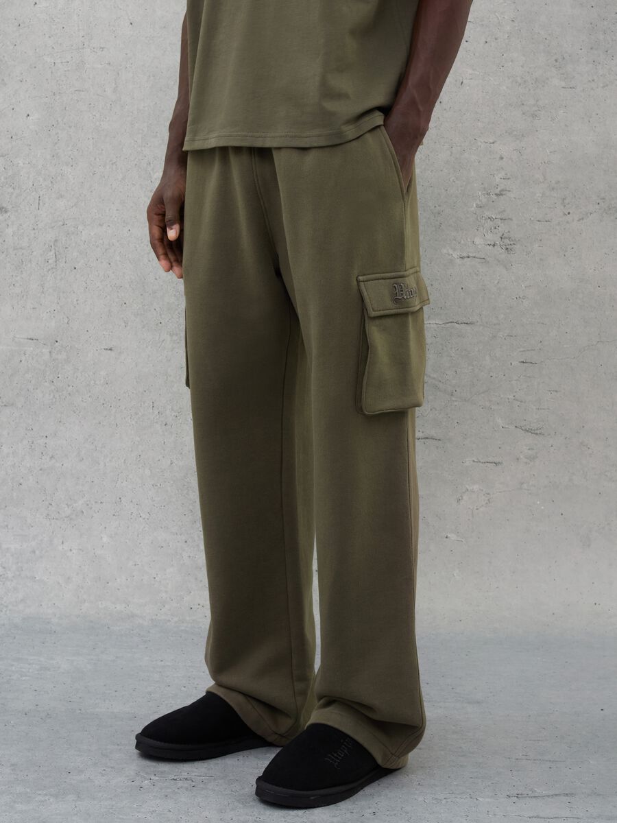 Cargo Sweatpants Military Green_1