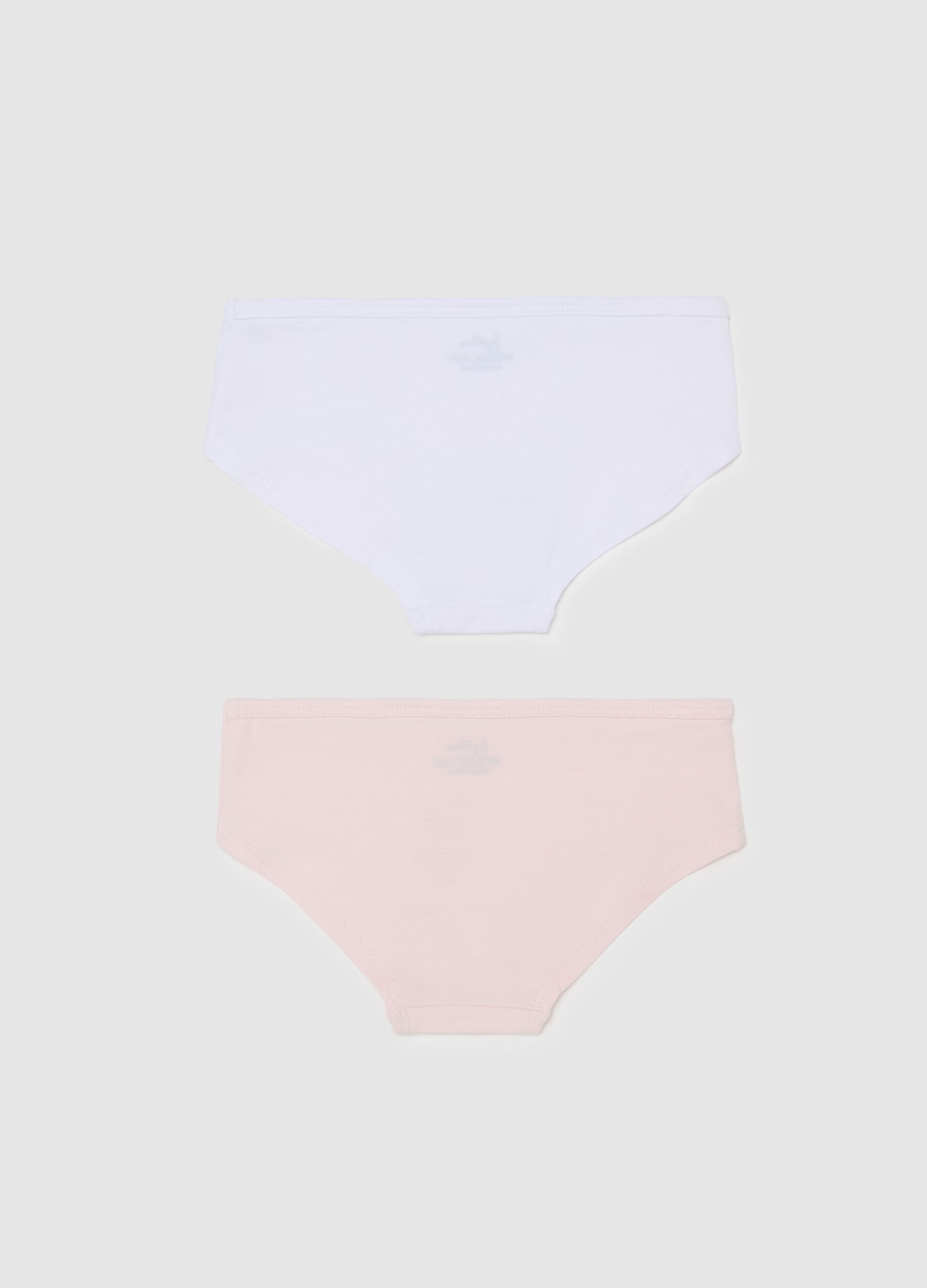 Two-pack French knickers in organic cotton