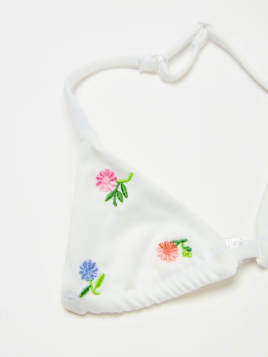 Bikini with small flowers embroidery_2