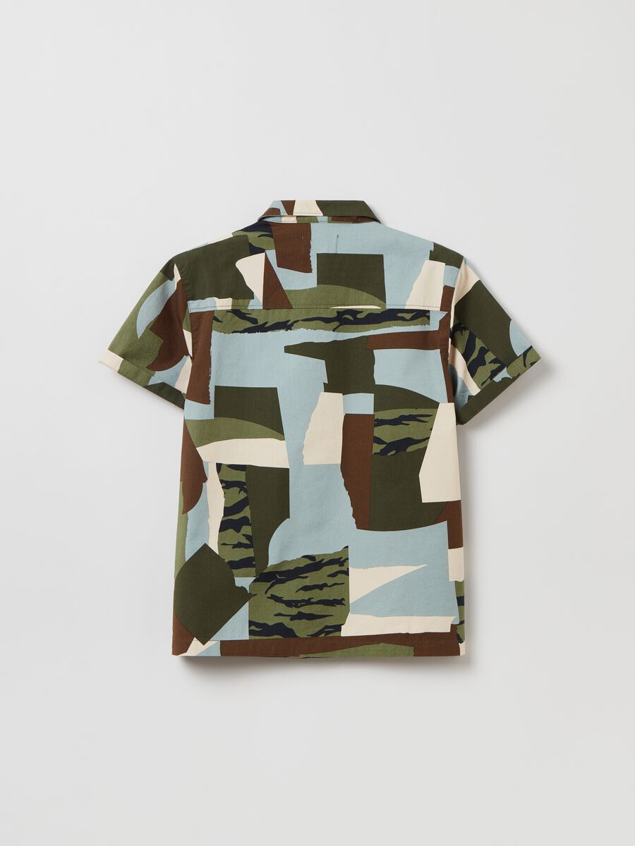 Grand&Hills shirt with camouflage print_1