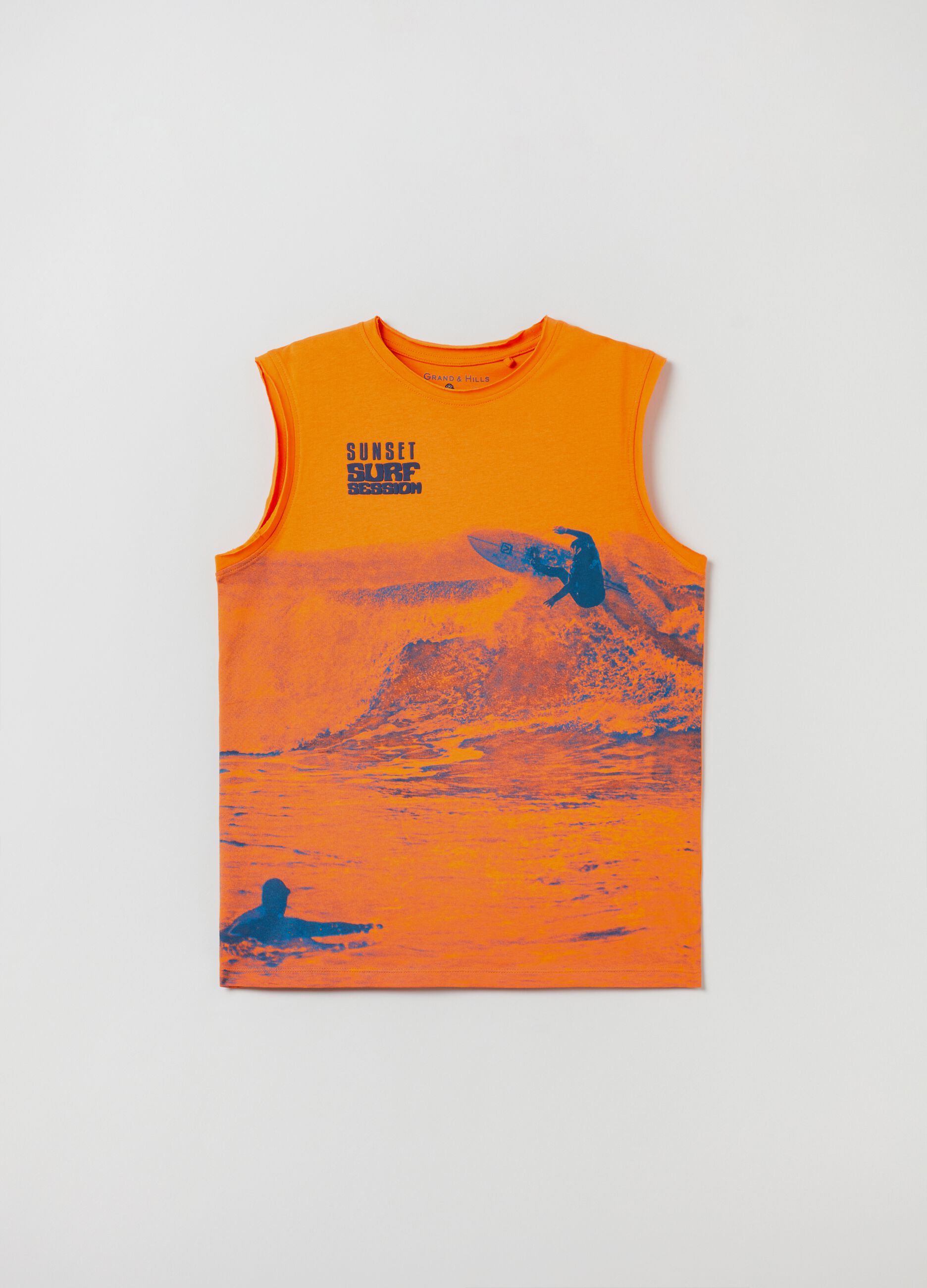 Grand&Hills tank top with surf print