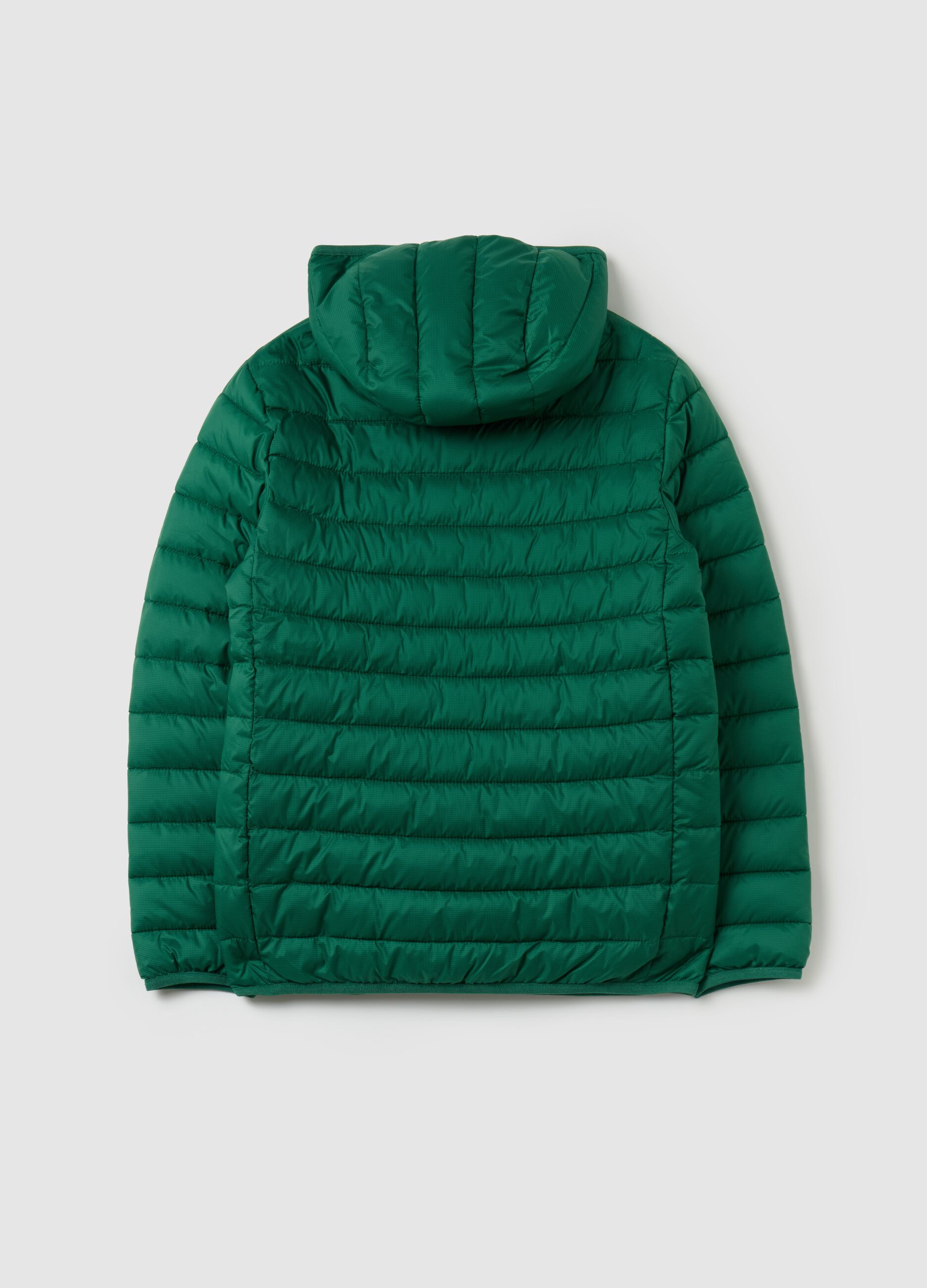 Ultralight down jacket with ripstop weave