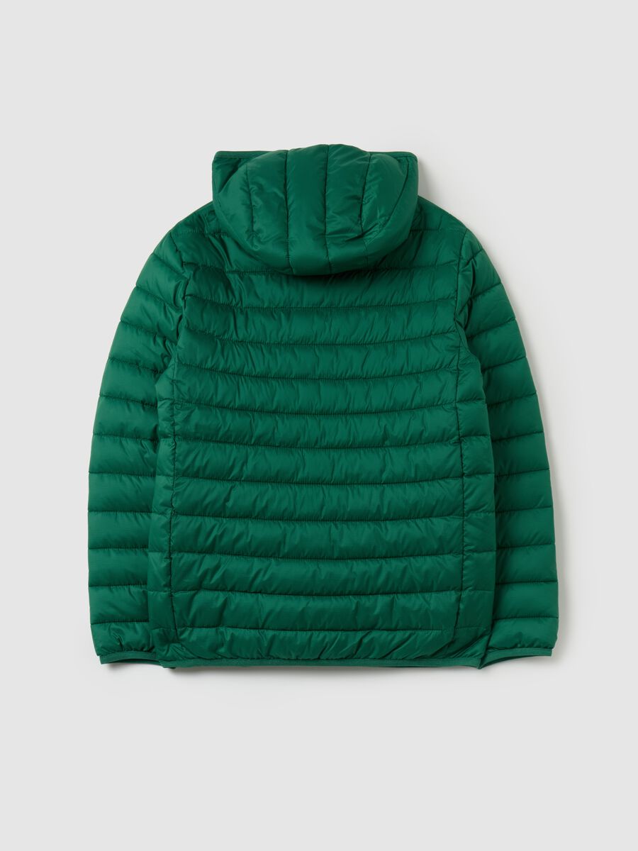 Ultralight down jacket with ripstop weave_1