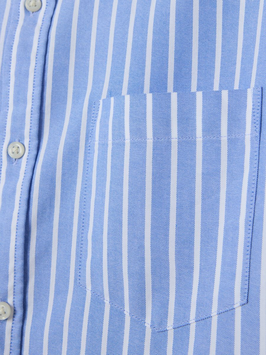 Regular-fit shirt in striped Oxford cotton_1