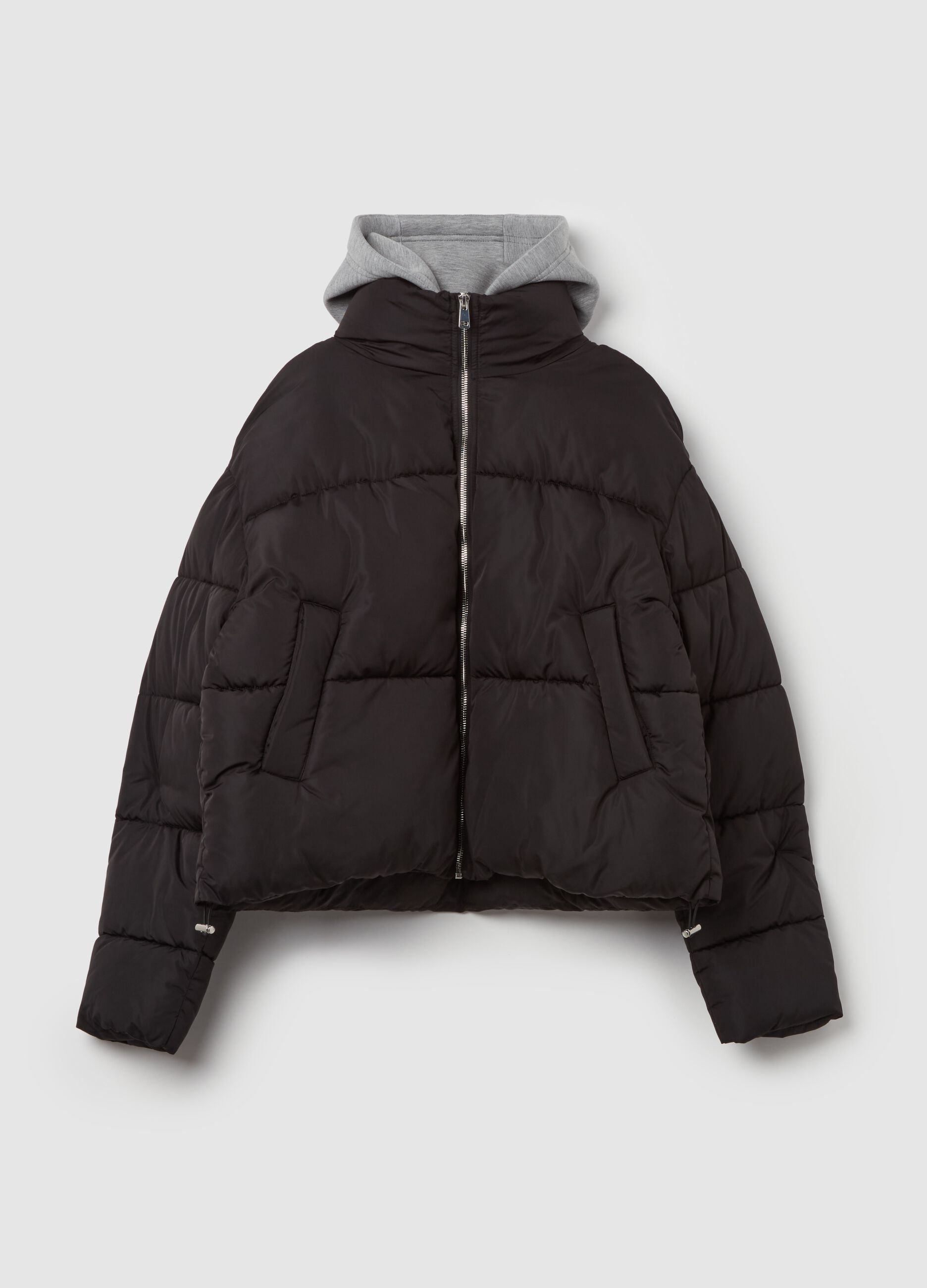 Crop down jacket with REPREVE® padding