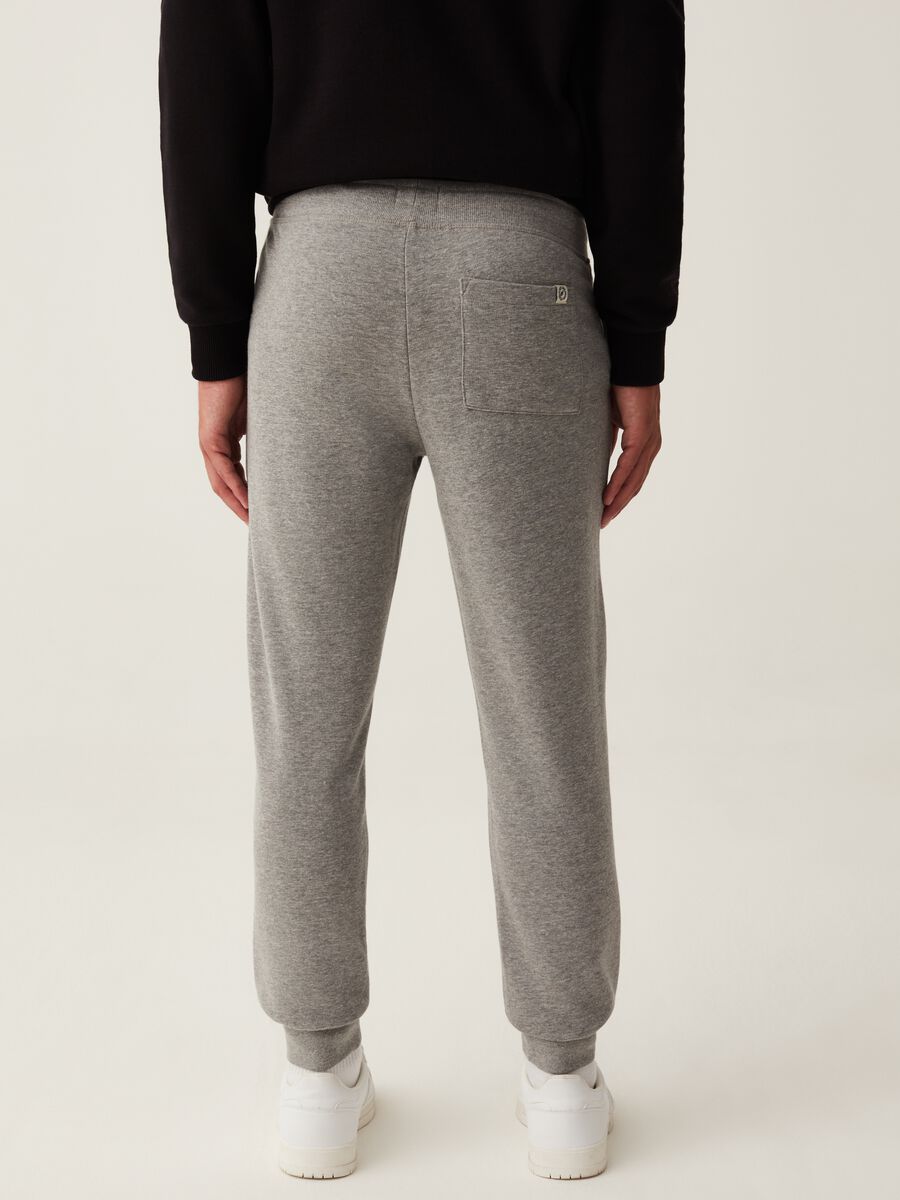 Fleece joggers with print_2