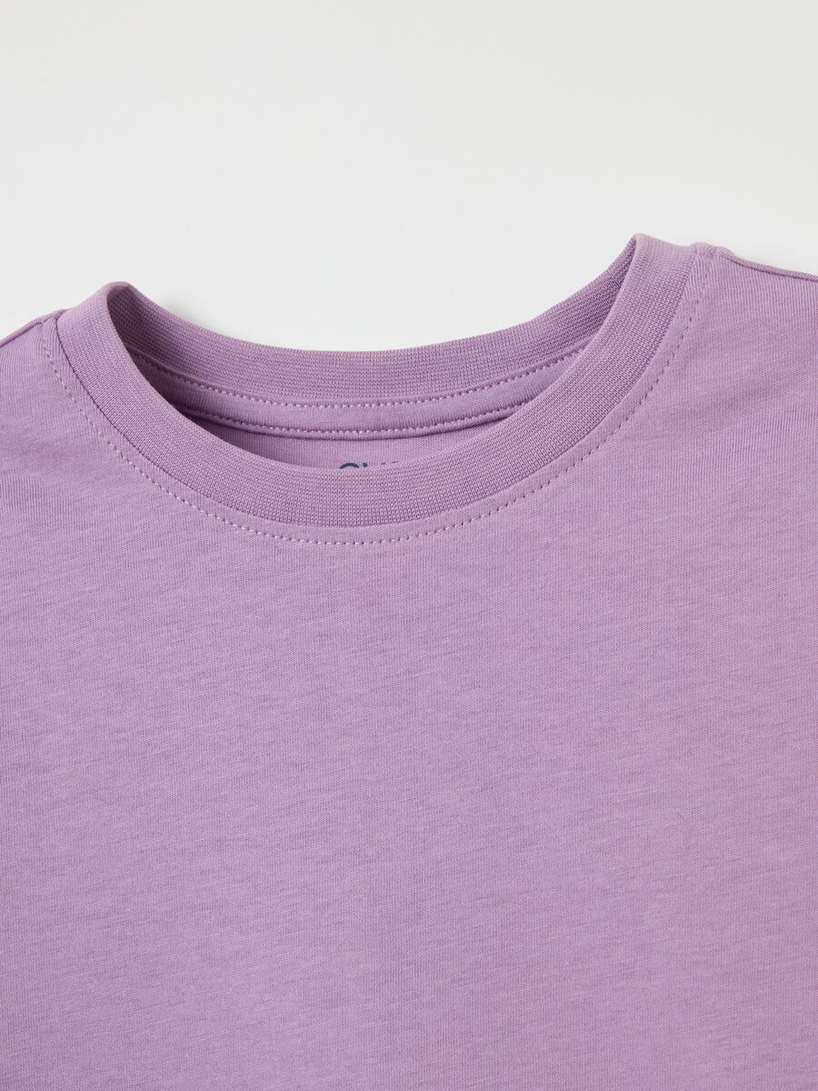 Organic cotton T-shirt with round neck_2