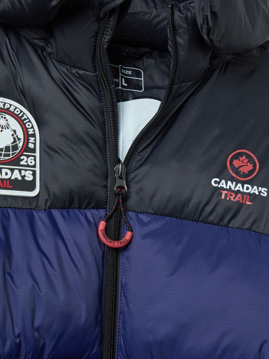 Canada Trail quilted down jacket with hood_5