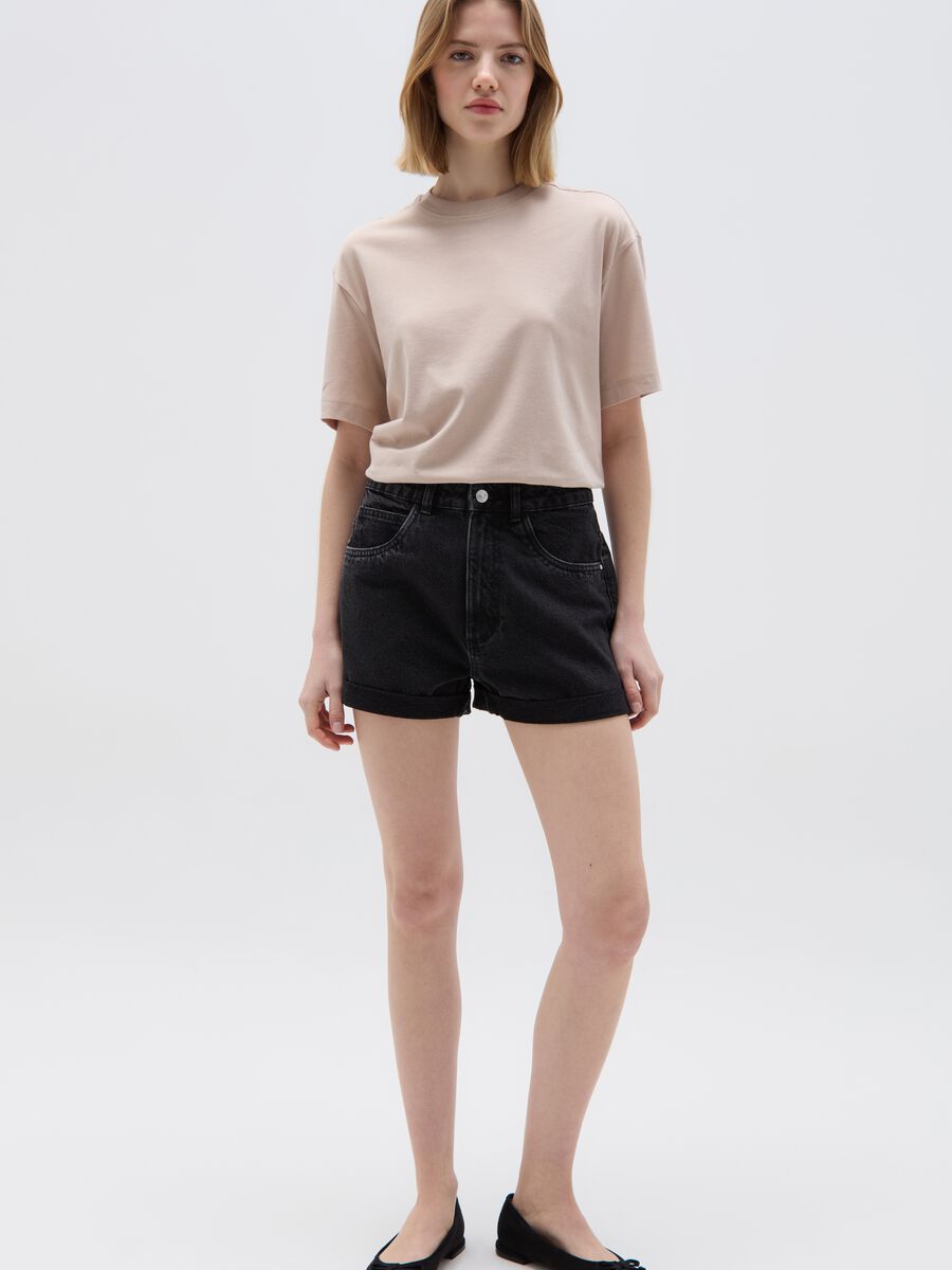 Boxy-fit T-shirt in organic cotton_1