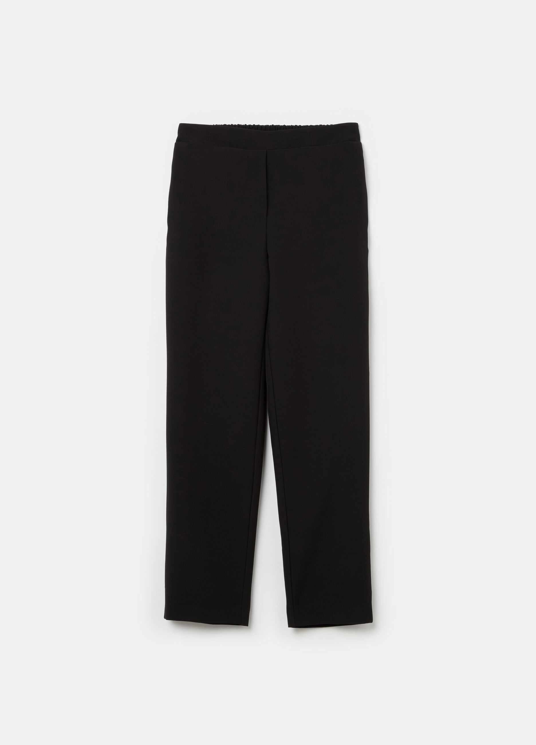 Stretch cigarette trousers