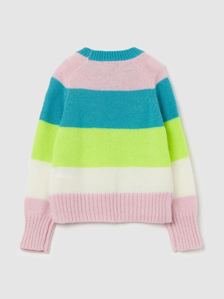 Pullover with striped pattern_1