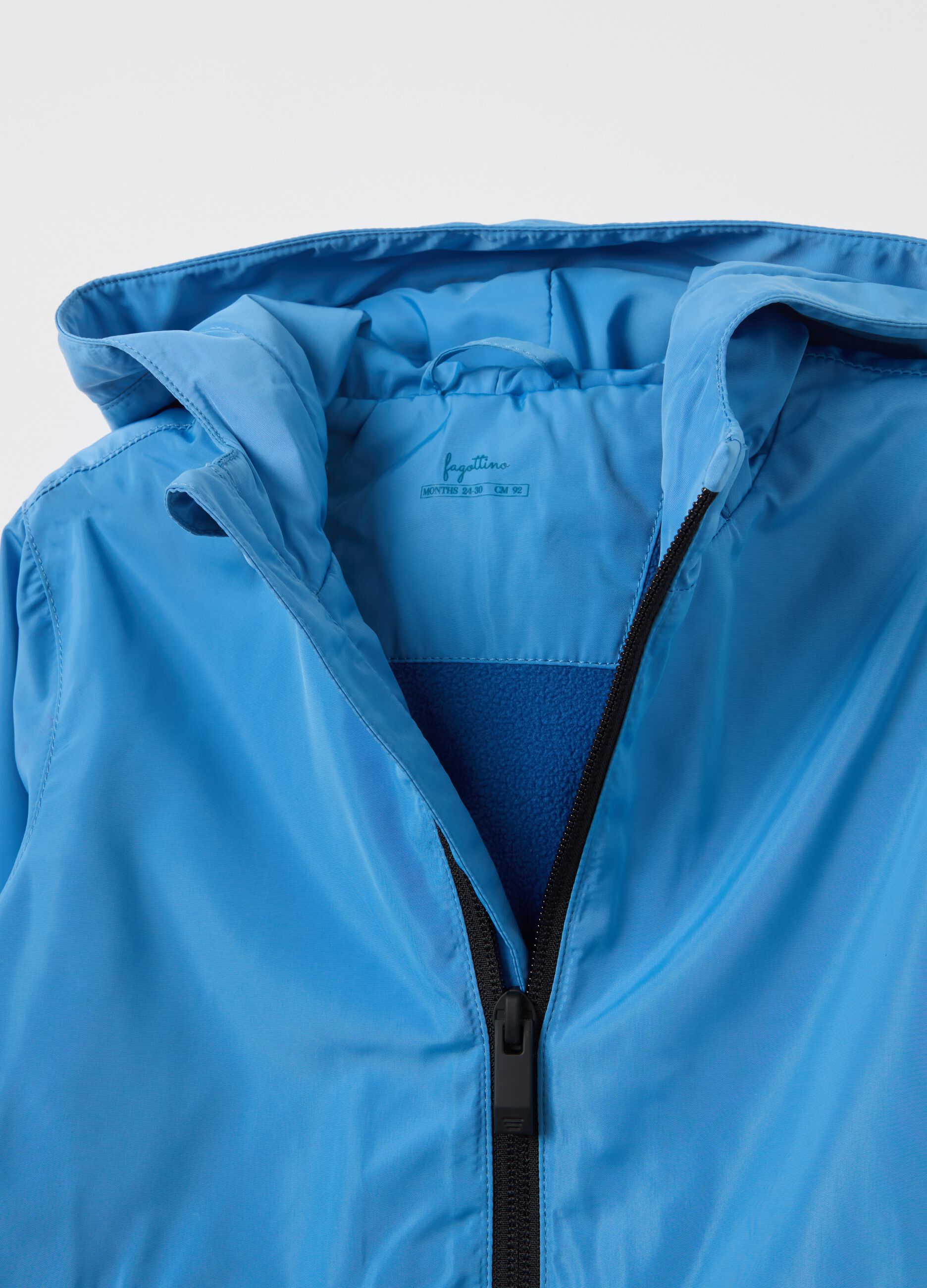 Waterproof jacket with hood