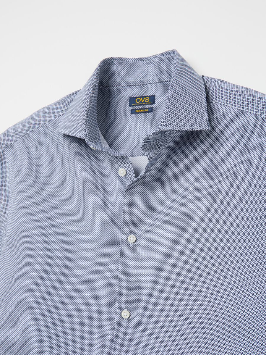 Regular-fit shirt with micro pattern_5