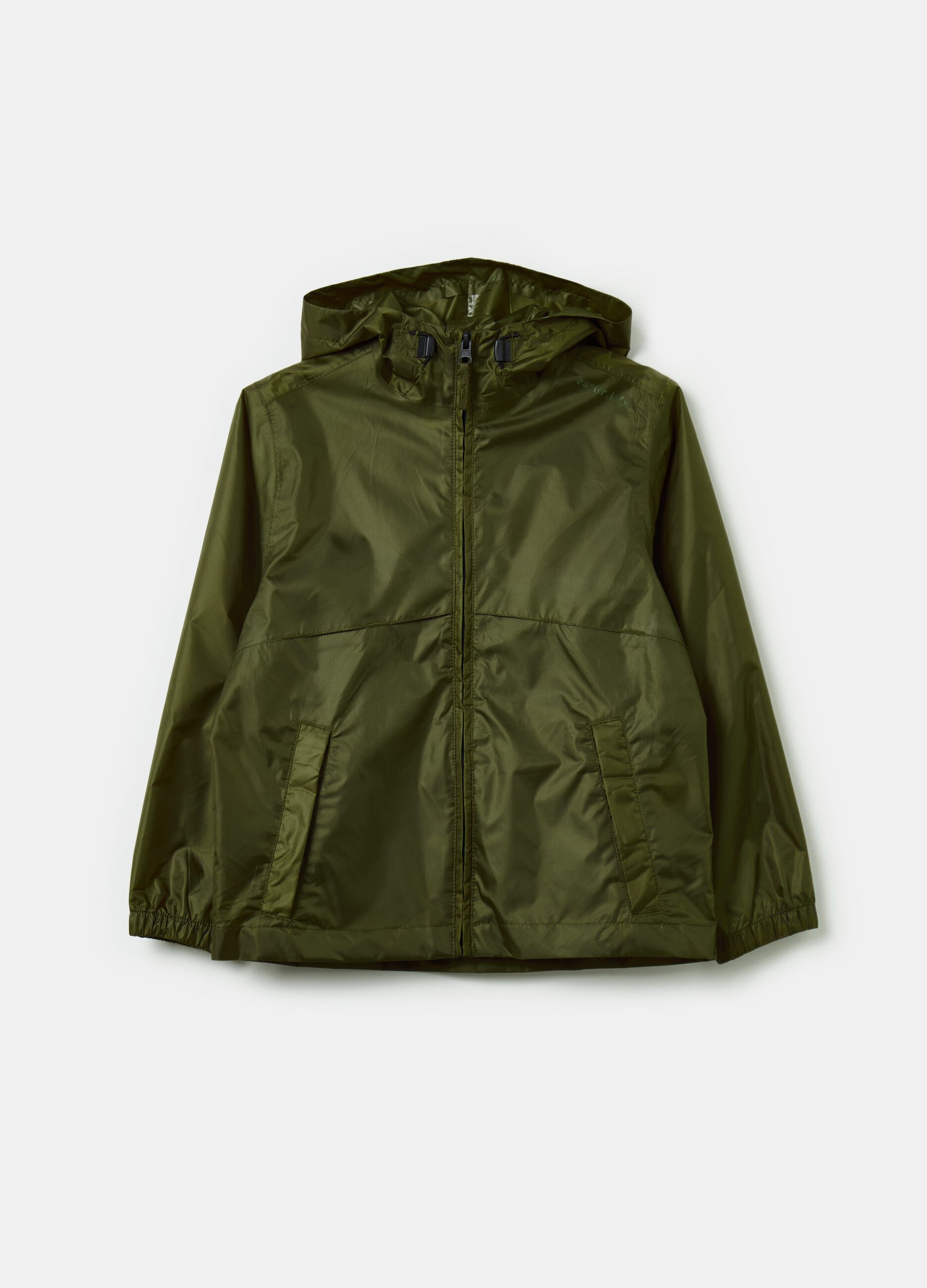 Essential waterproof jacket with hood