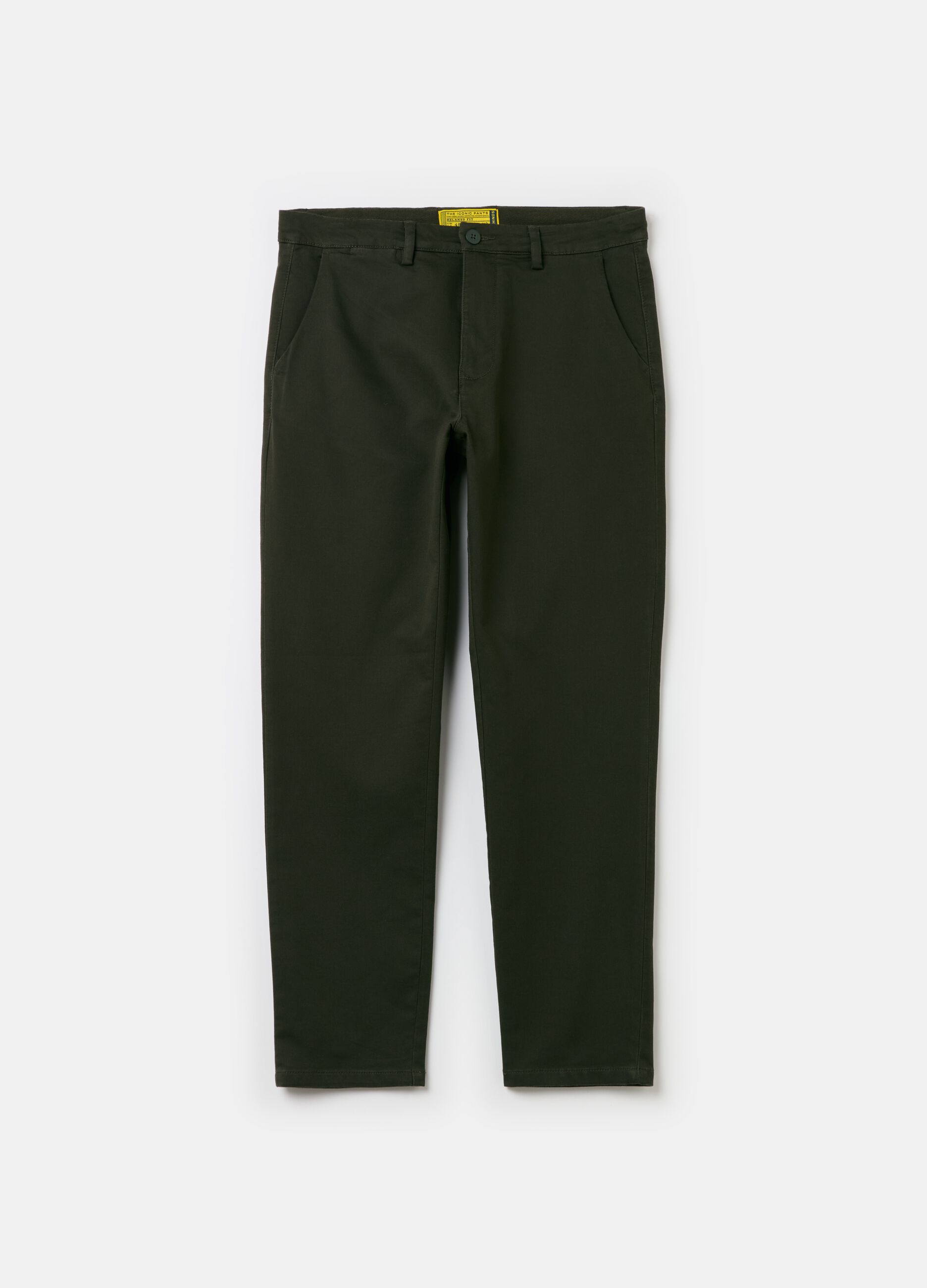 Stretch cotton chinos