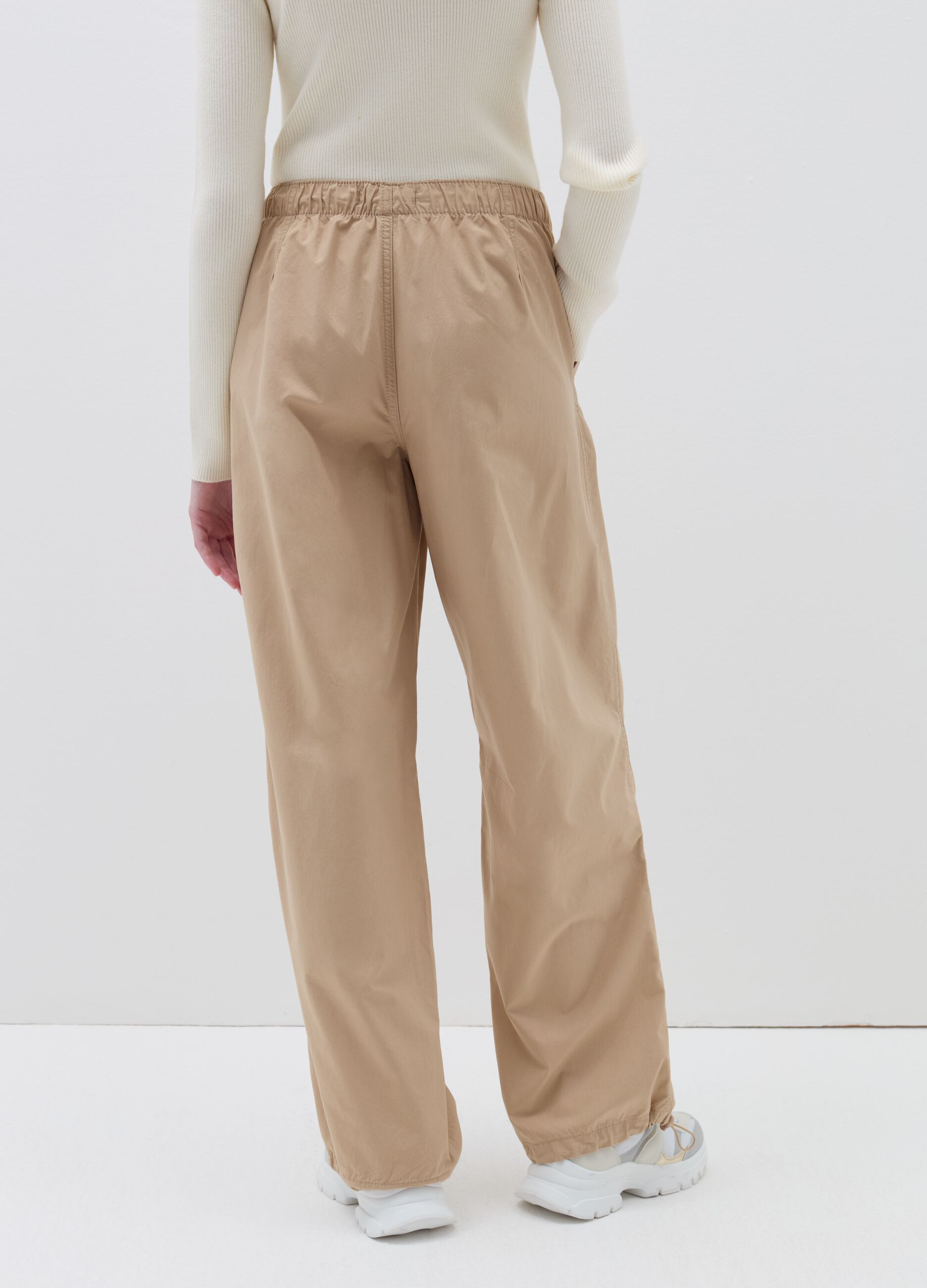 Cotton parachute trousers