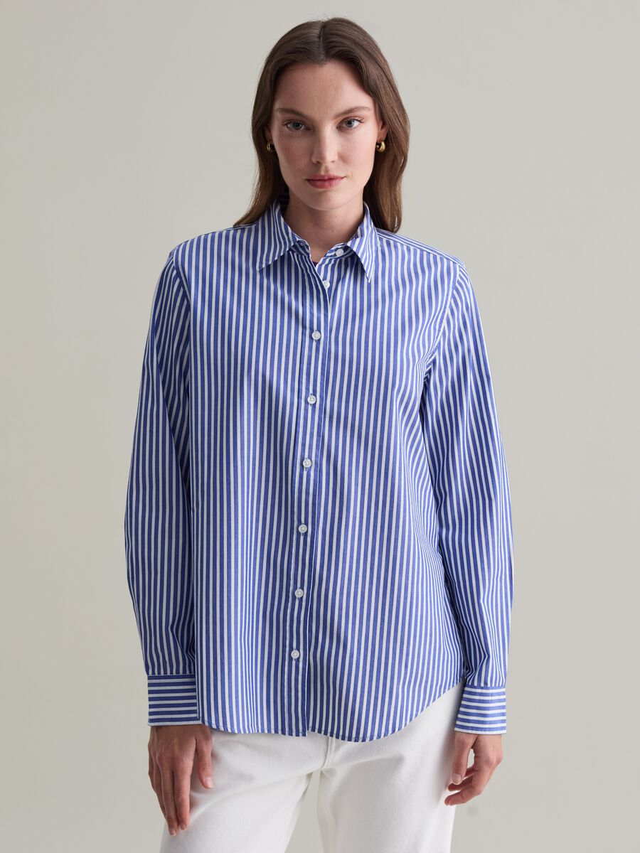 Cotton poplin shirt_0