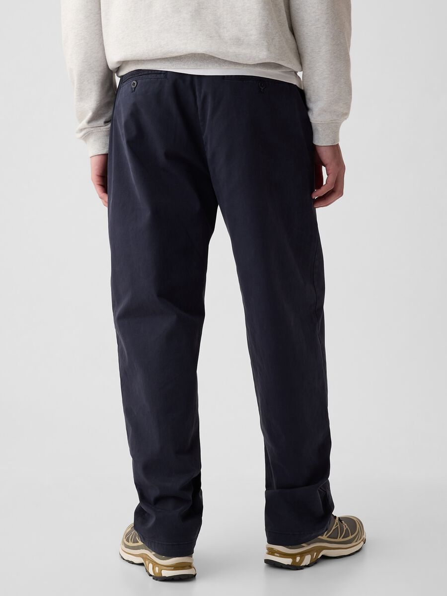 Baggy-fit trousers in stretch cotton_2