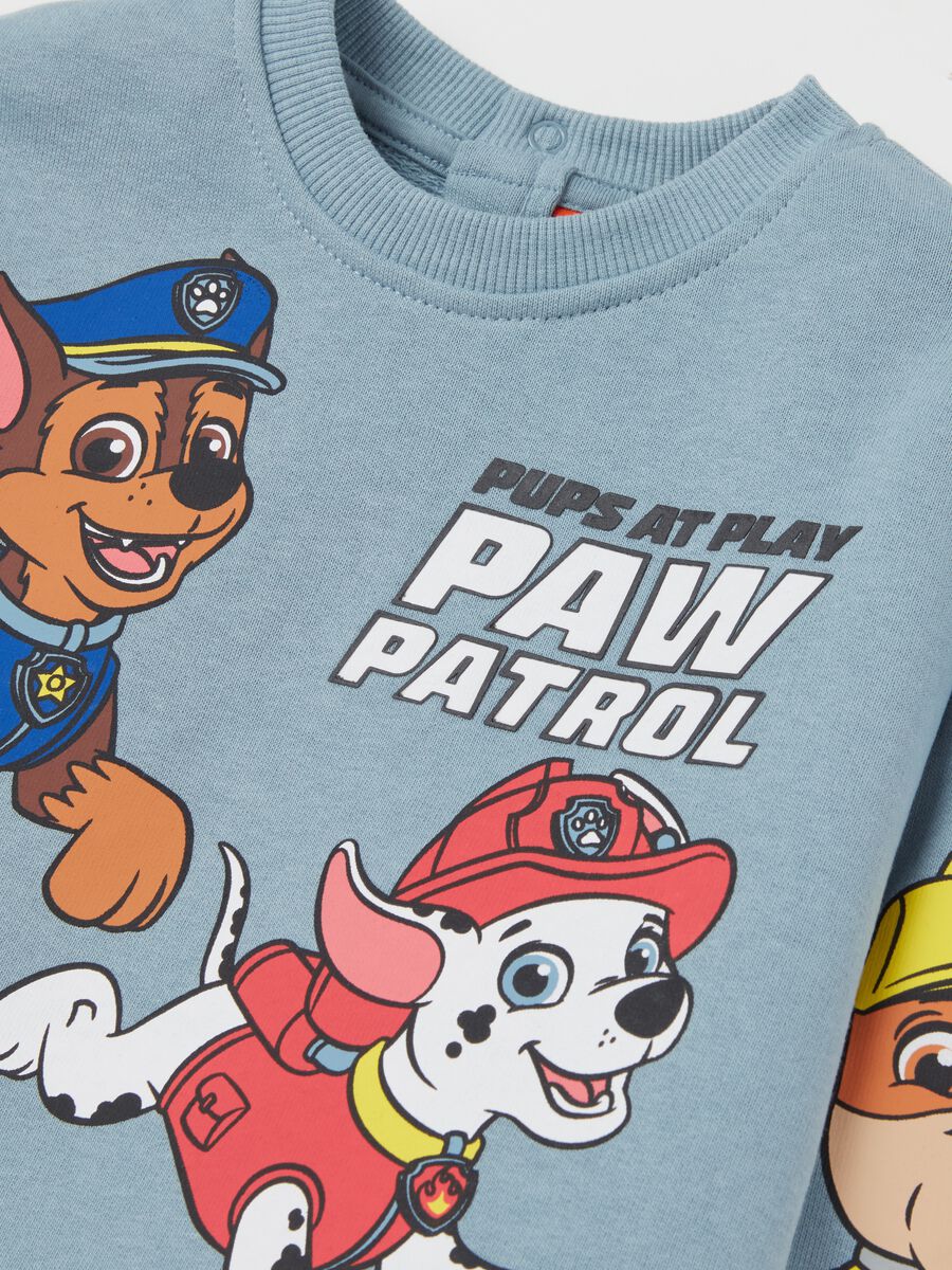 Felpa in cotone con stampa Paw Patrol_2