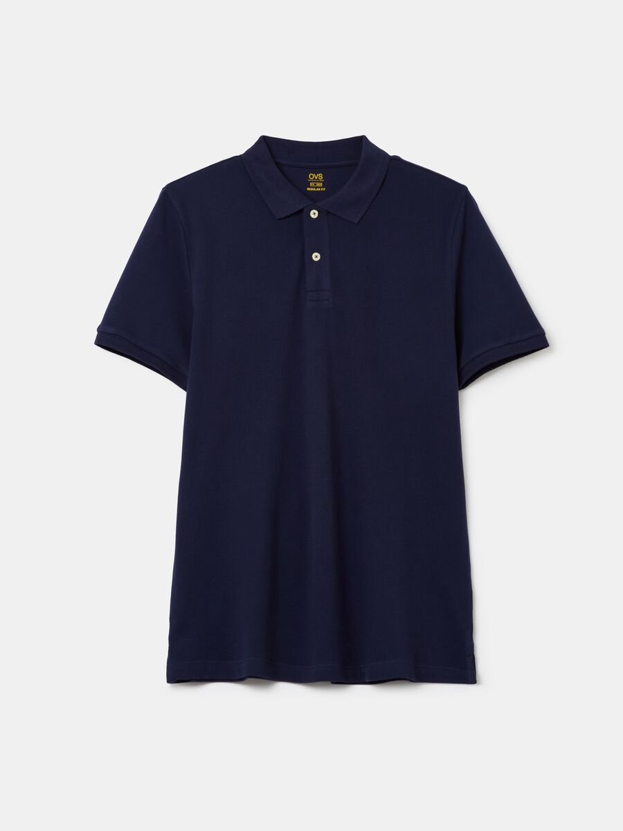 Cotton pique polo shirt_4