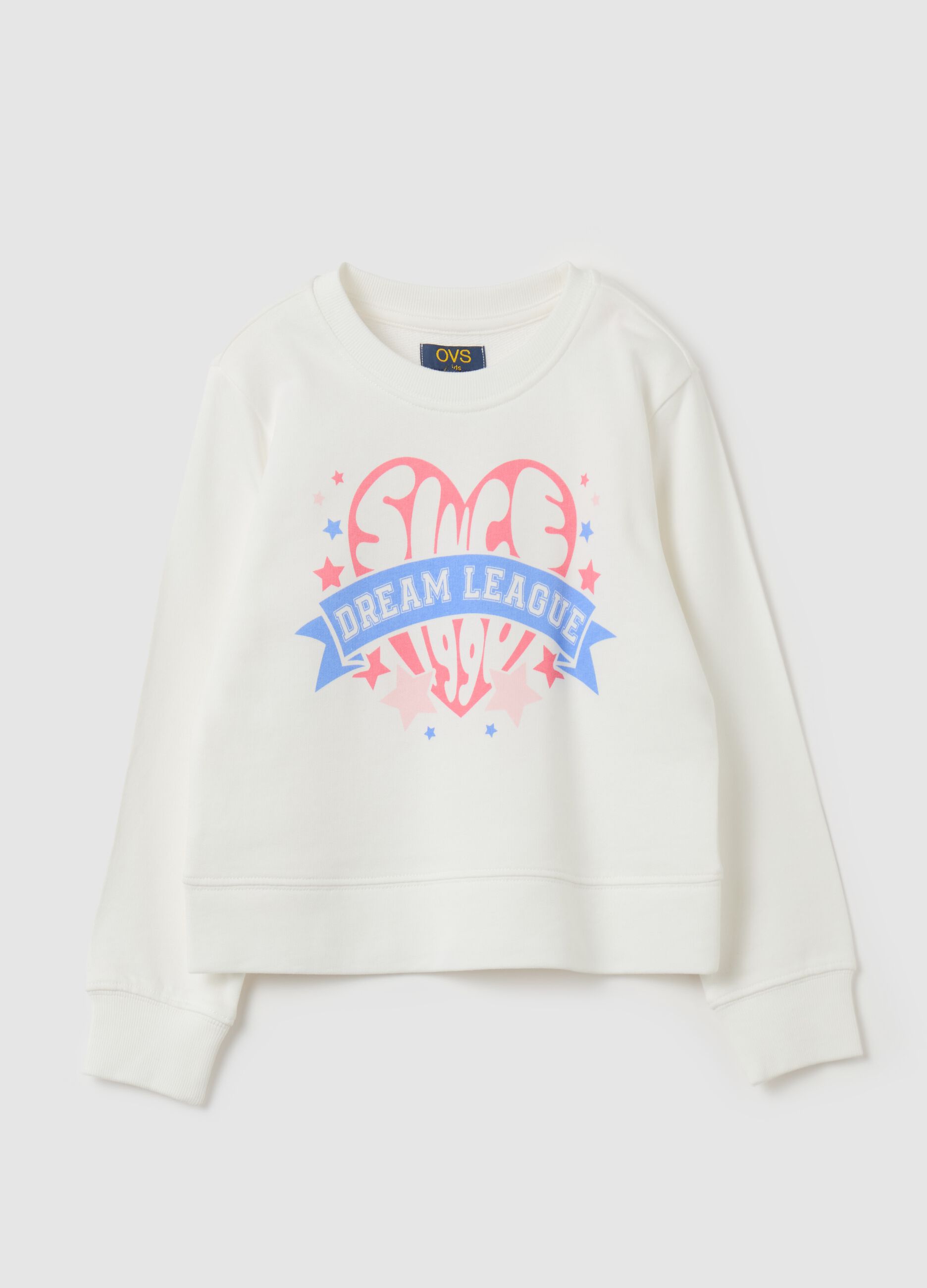 French terry sweatshirt with print