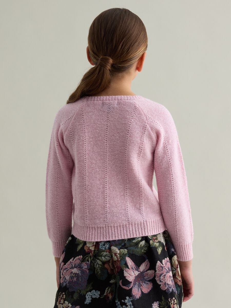 Pullover with pointelle weave_1