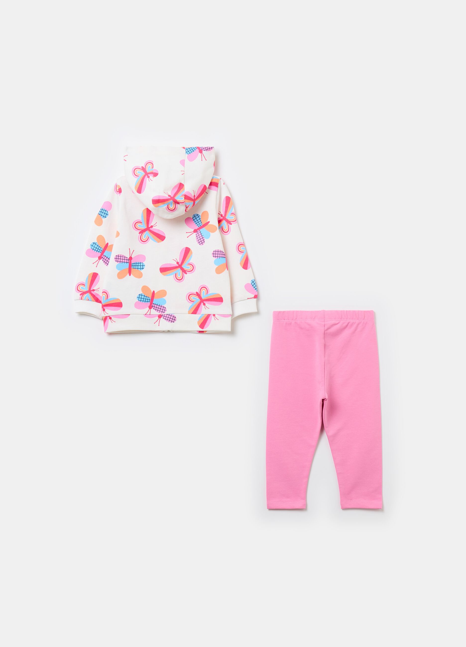 French terry jogging set with print