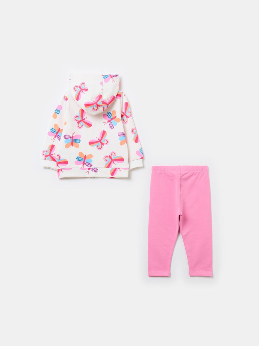 French terry jogging set with print_1