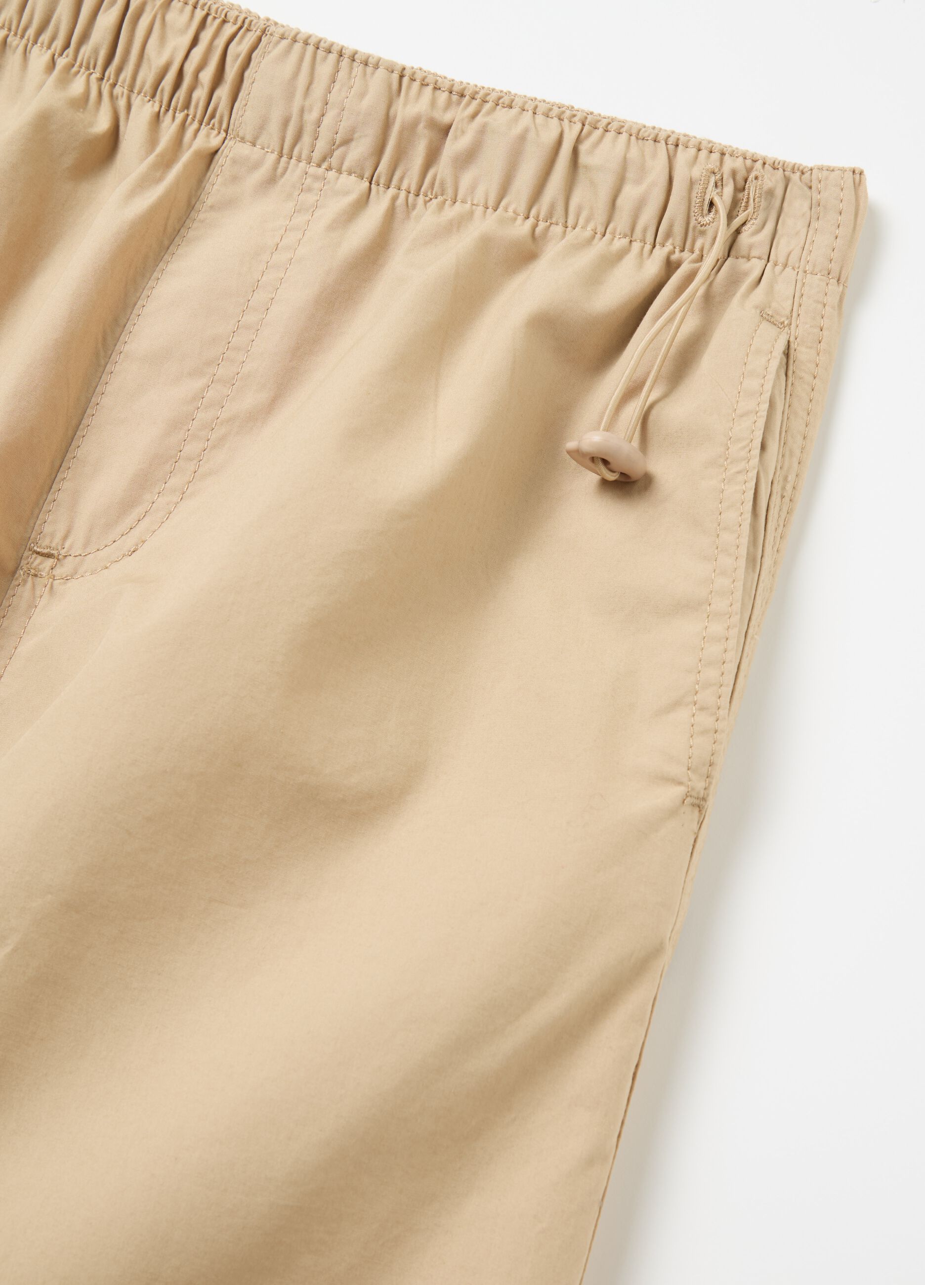 Cotton parachute trousers