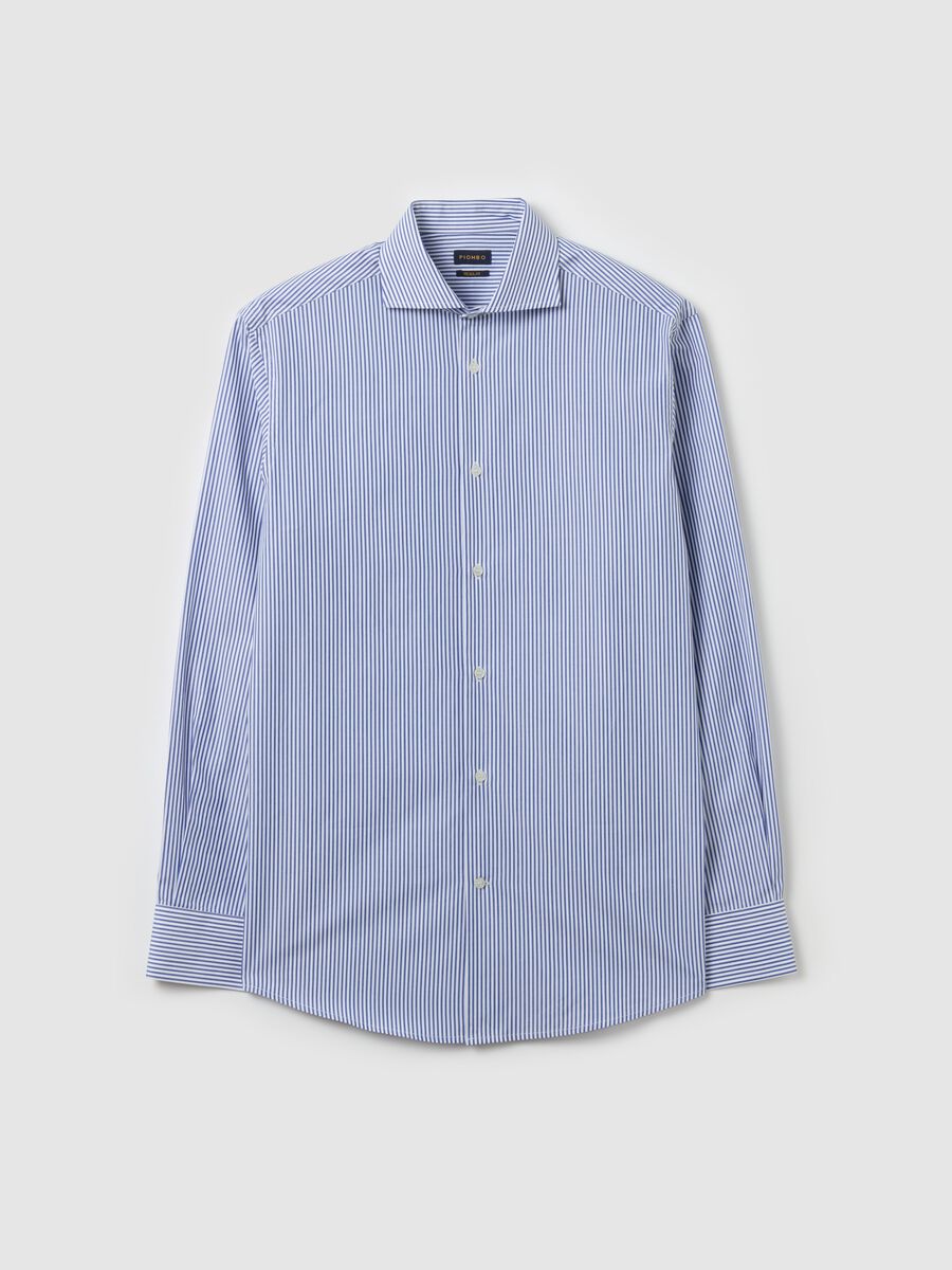 Regular-fit striped cotton shirt_4