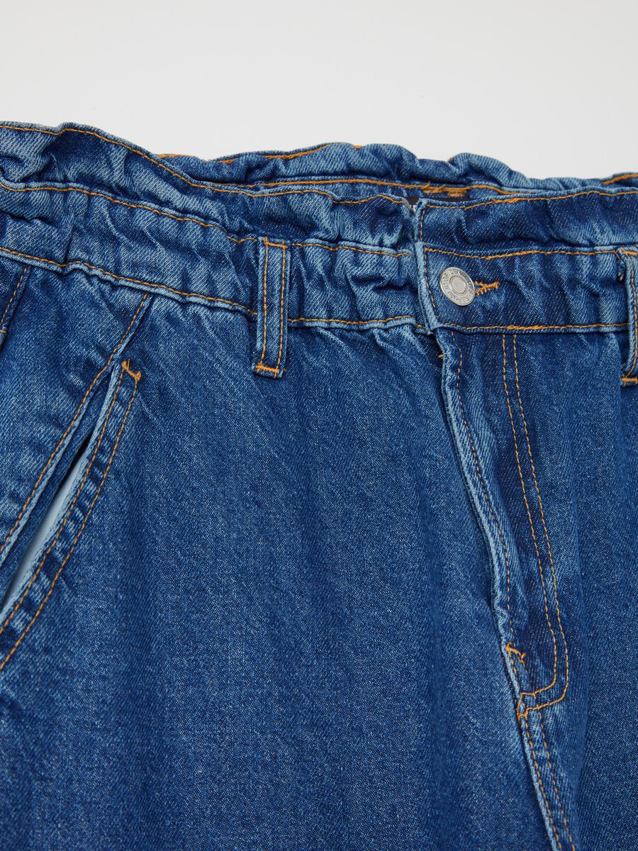 Paper bag jeans with pockets_5