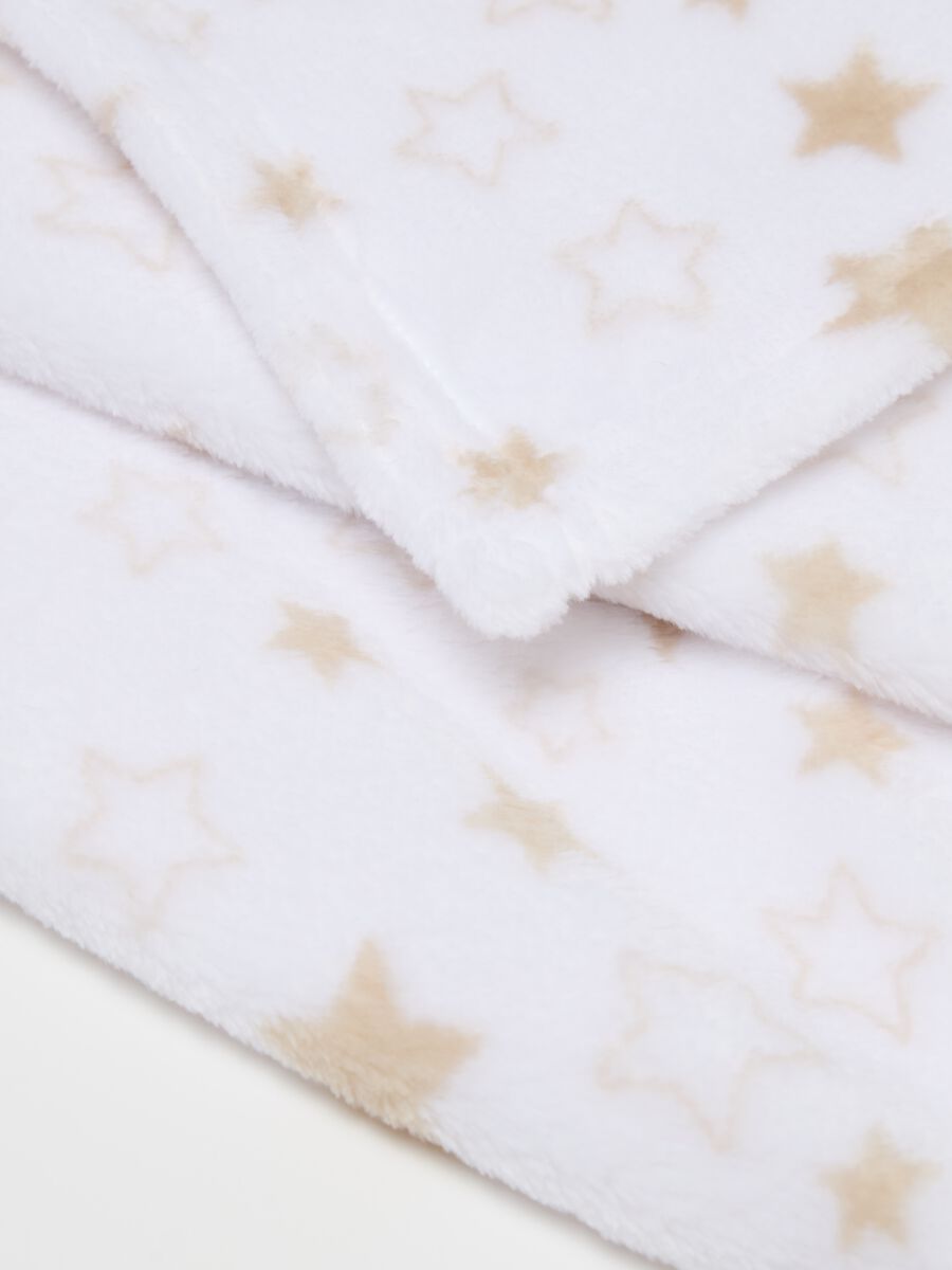 Coperta in velour con stampa stelle_2