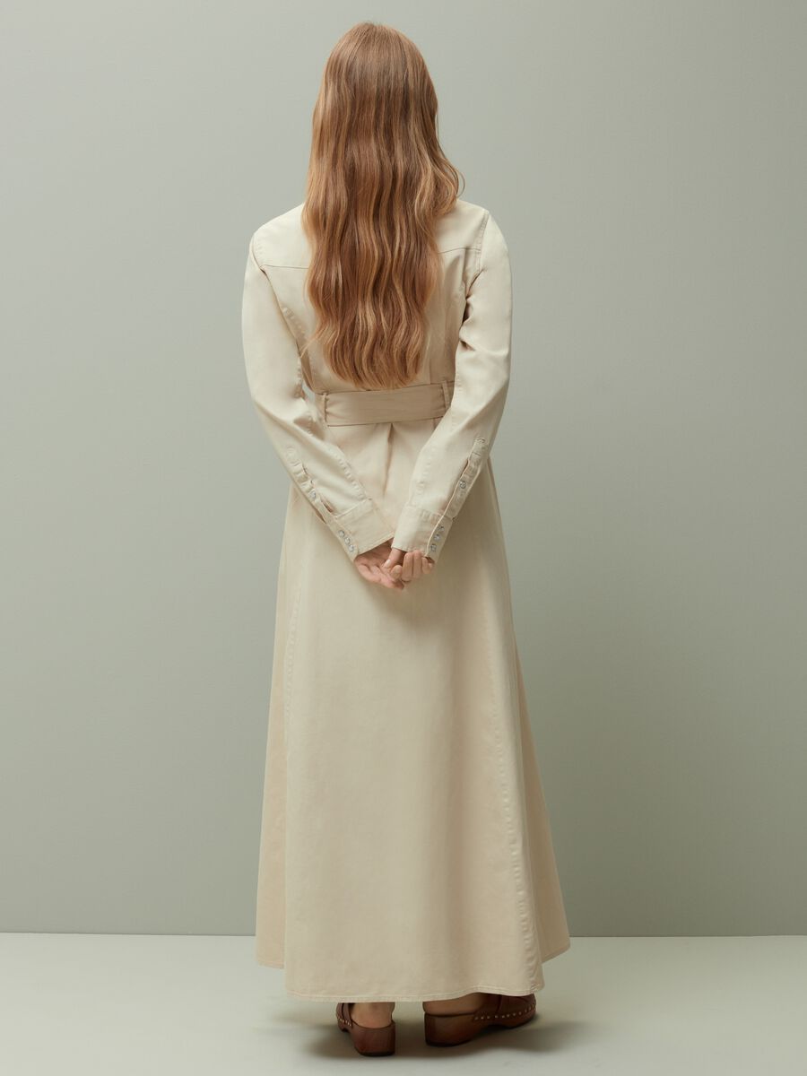 Long shirt dress with belt_2