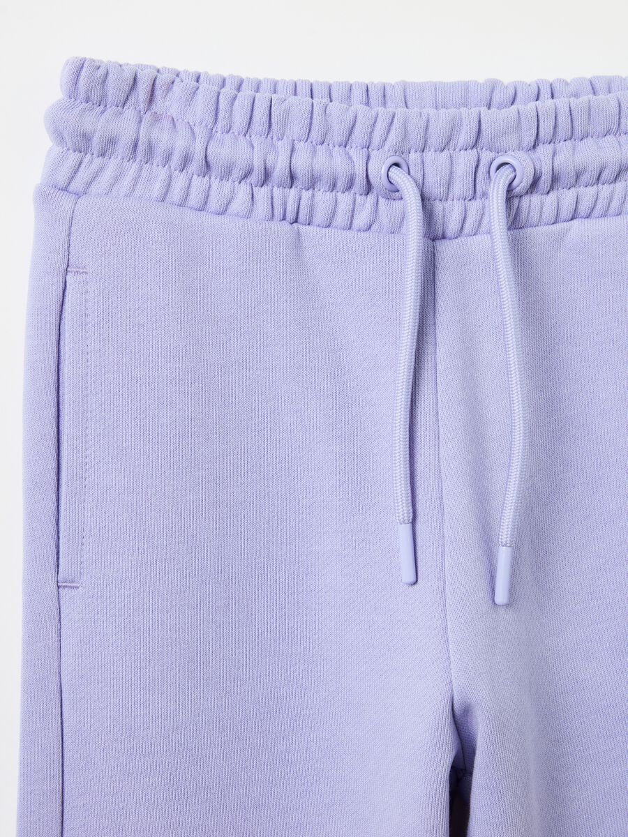 Essential joggers in organic cotton with drawstring_2