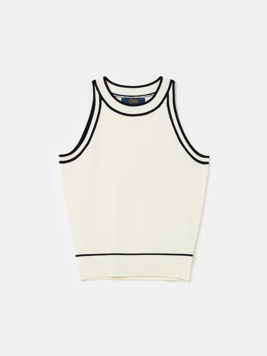 Tank top with contrasting edging_4