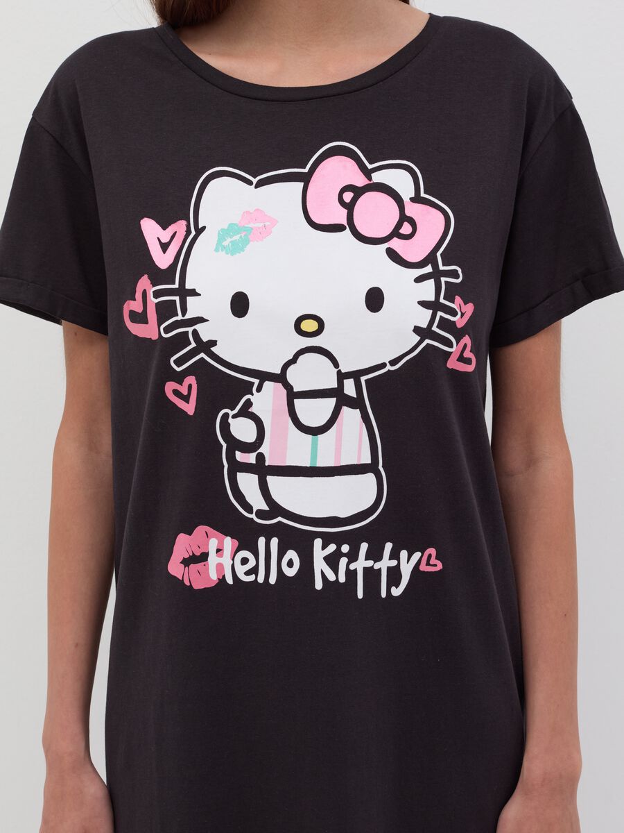 Camicia da notte con stampa Hello Kitty_2