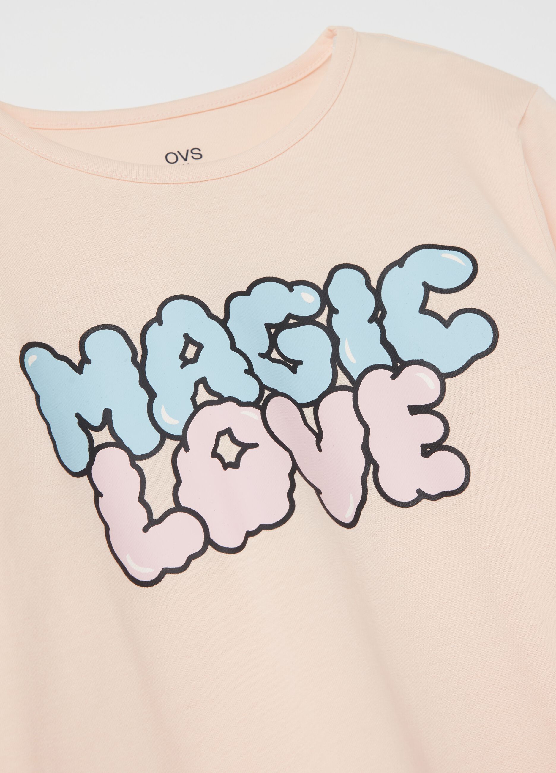 Organic cotton pyjamas with "MAGIC LOVE” print