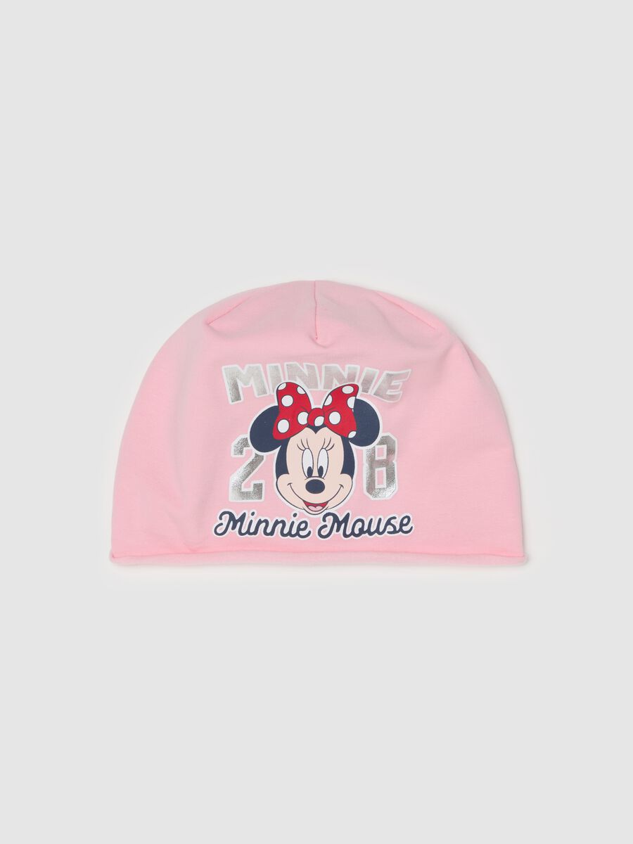 "Minnie Mouse 28” hat in organic cotton fleece_0