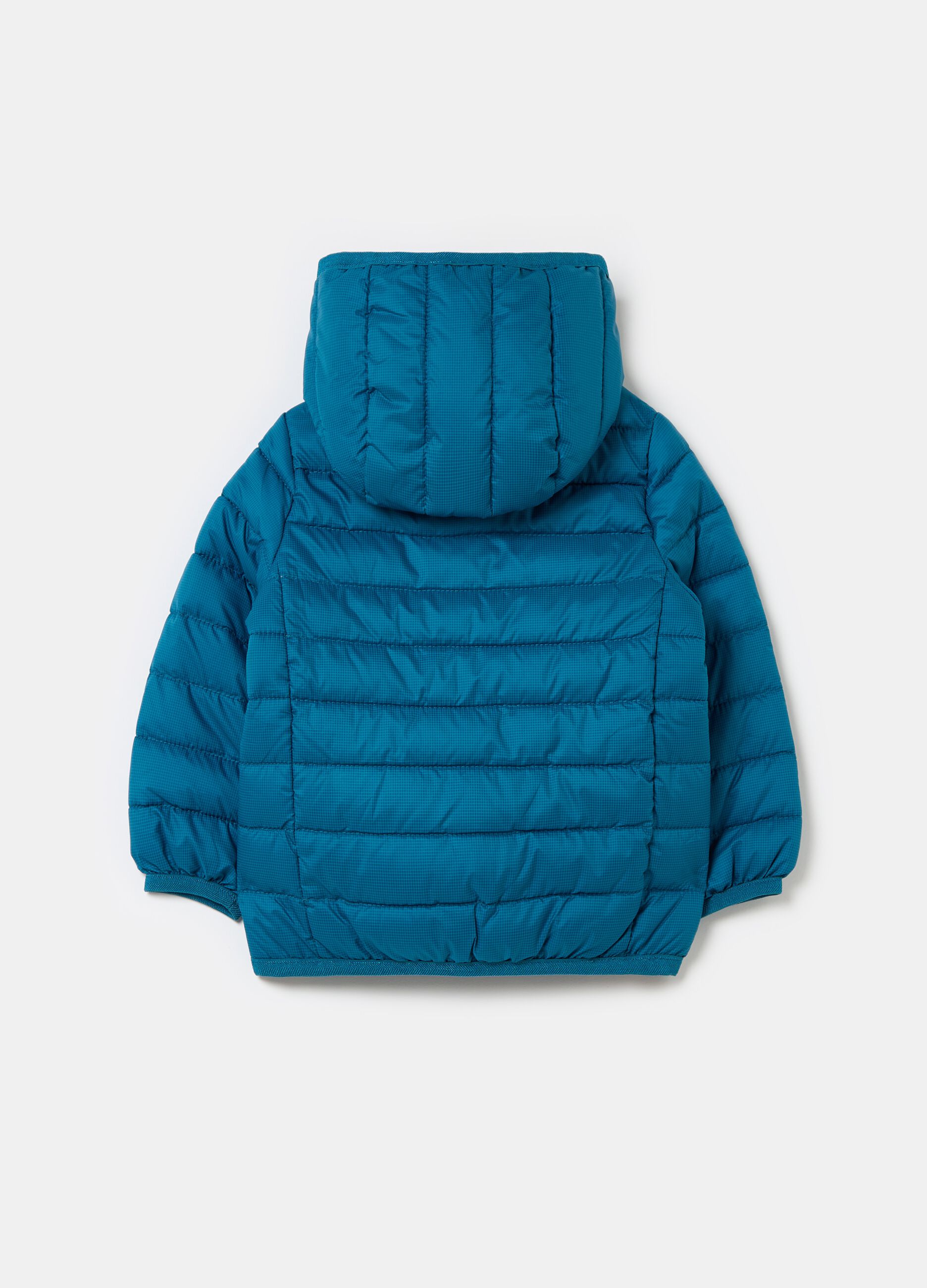 Ultralight down jacket with ripstop weave