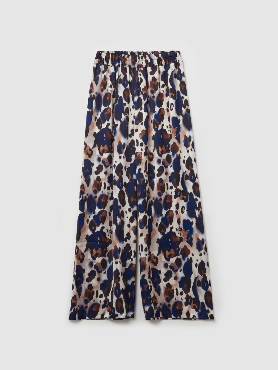 Pantalone a gamba larga animalier_4